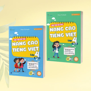 Sách - Bài tập bổ trợ nâng cao Tiếng Việt Lớp 4 (Tập 1+Tập 2) Theo chương trình mới