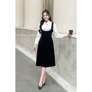 Áo sơ mi dáng ôm mí ngực tay dài, măng séc tay LAMER O61H24Q029