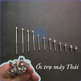 DIAMOND - Ốc trụ 6li THÁI 2025 (dài từ 10 -110mm) INOX 304 - SIÊU SÁNG BAO SỬ DỤNG TRỌN ĐỜI