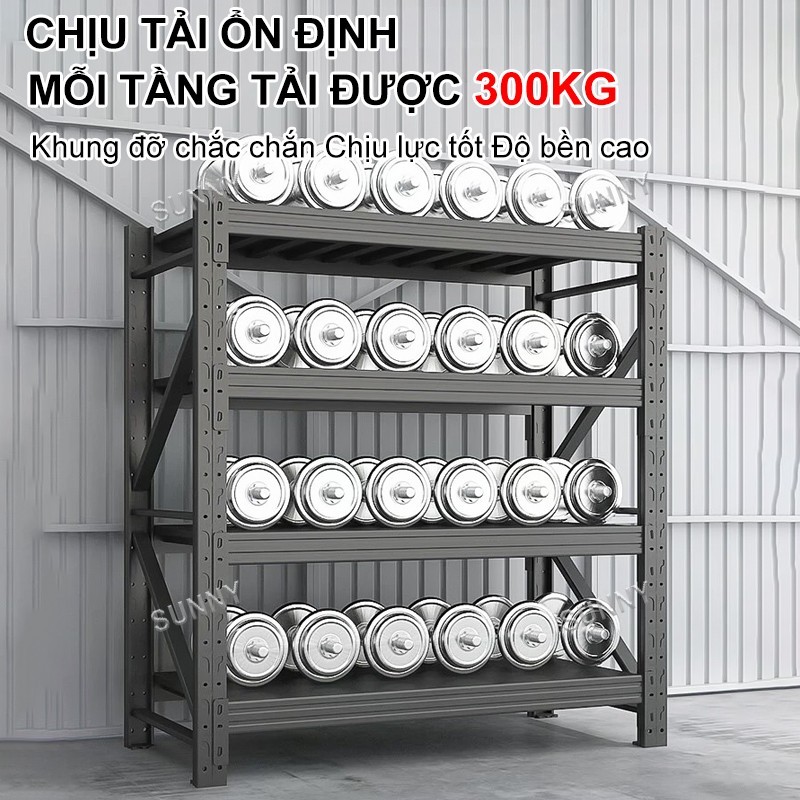 SUNNY Kệ sắt nhiều lớp đa năng có khả năng chịu lực tốt dễ lắp ráp và tiết kiệm không gian