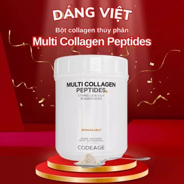Code Age Multi Collagen Peptide Bột Collagen Thuỷ Phân CODEAGE 567gr - Dáng Việt