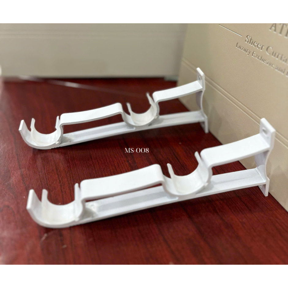 Trụ đỡ sào nhôm đúc đôi, giá đỡ thanh treo rèm ( 1 chiếc) | Shopee Việt Nam