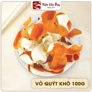 Vỏ quýt khô nguyên miếng 100g, trần bì, thơm, sạch, vỏ mỏng - Tiệm lãn ông