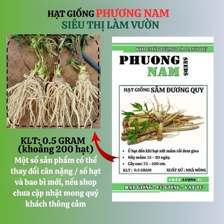 0.5 Gram - Hạt Giống Sâm Đương Quy Phương Nam