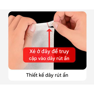 Túi Đựng Và Bảo Quản Giày Dép Tránh Bụi Bẩn Đa Năng Vải Dây Rút Tiện Lợi