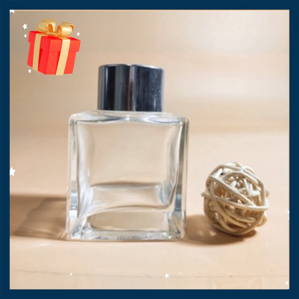 CHAI KHUẾCH TÁN TINH DẦU 50 ML (TRỤ VUÔNG TRONG)