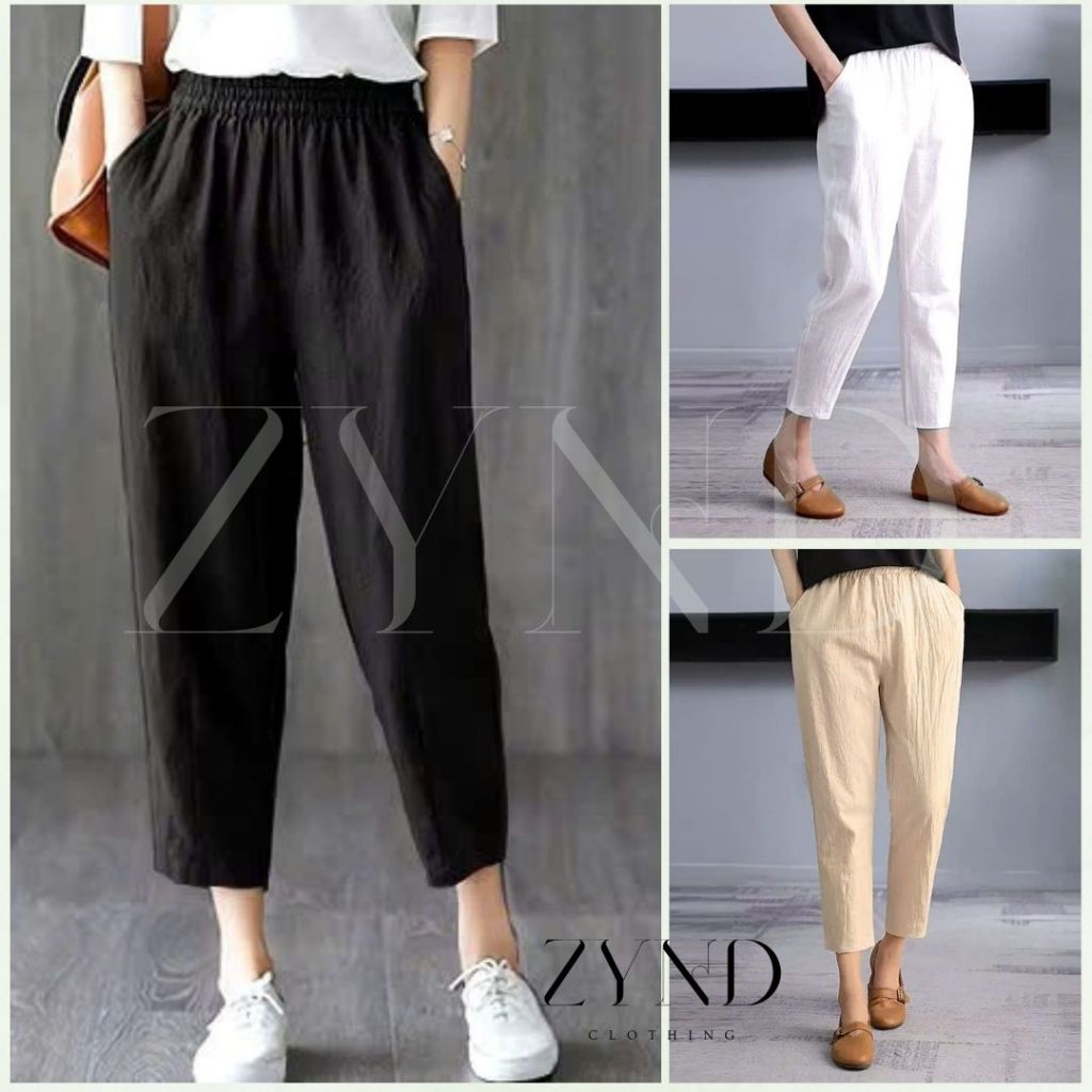 Quần đũi thái baggy ống lửng nữ mặc đẹp thoải mái thoáng mát cho các mẹ các cô - có Bigsize - AT-M039