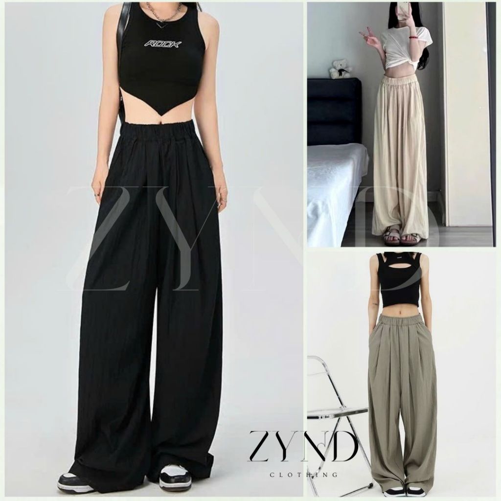 QUẦN ĐŨI ỐNG RỘNG ZYND - Quần đũi bản cao cấp form rộng siêu xinh mặc mát ở nhà, đi biển - AT-M038