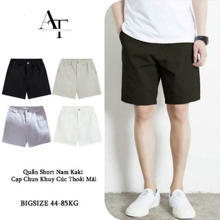 Quần Short Kaki Nam HS HOÀNG SỰ GROUP Form Trên Gối Cạp Chun Khuy Cúc Qs013