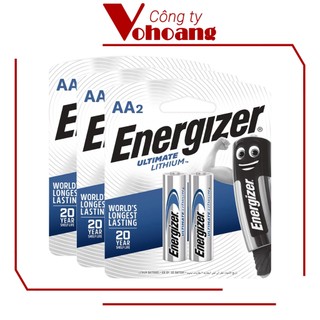 Pin Energizer L91 Lithium AA 1.5V Dung Lượng Cực Cao Tương thích nhiều thiết bị điện tử