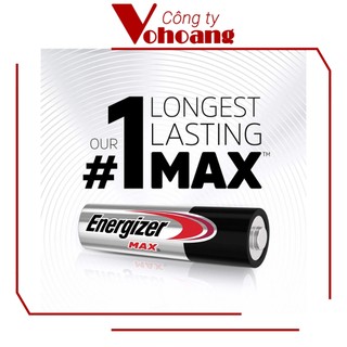 Bộ 10 pin AA Alkaline Energizer E91 Max chất lượng cao, tương thích mọi thiết bị