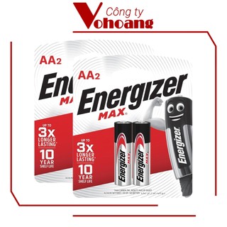 Bộ 4 pin AA Alkaline Energizer Max E91 chất lượng cao, tương thích mọi thiết bị