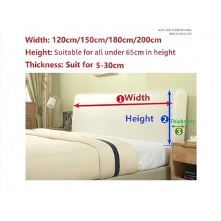 Vỏ bảo vệ đầu giường Bền bỉ Chống thấm nước Chống bám bẩn Cả Bốn Mùa Đa Năng 1m6 1m8 2m