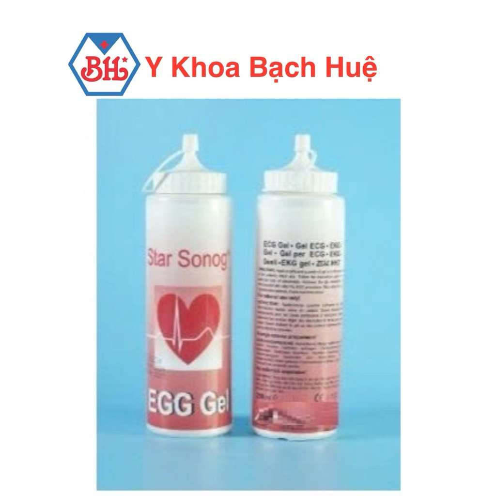 Gel điện tim chai 250 ml, Gel điện tim STAR SONOG dùng cho máy điện tim