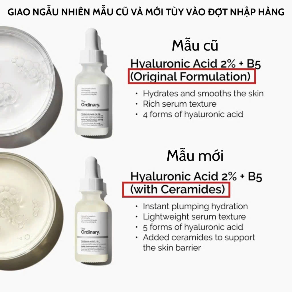 Serum Ordinary Hyaluronic Acid 2% + B5 Tinh Chất Cấp Ẩm và Phục Hồi da 30ml/60ml_Babe