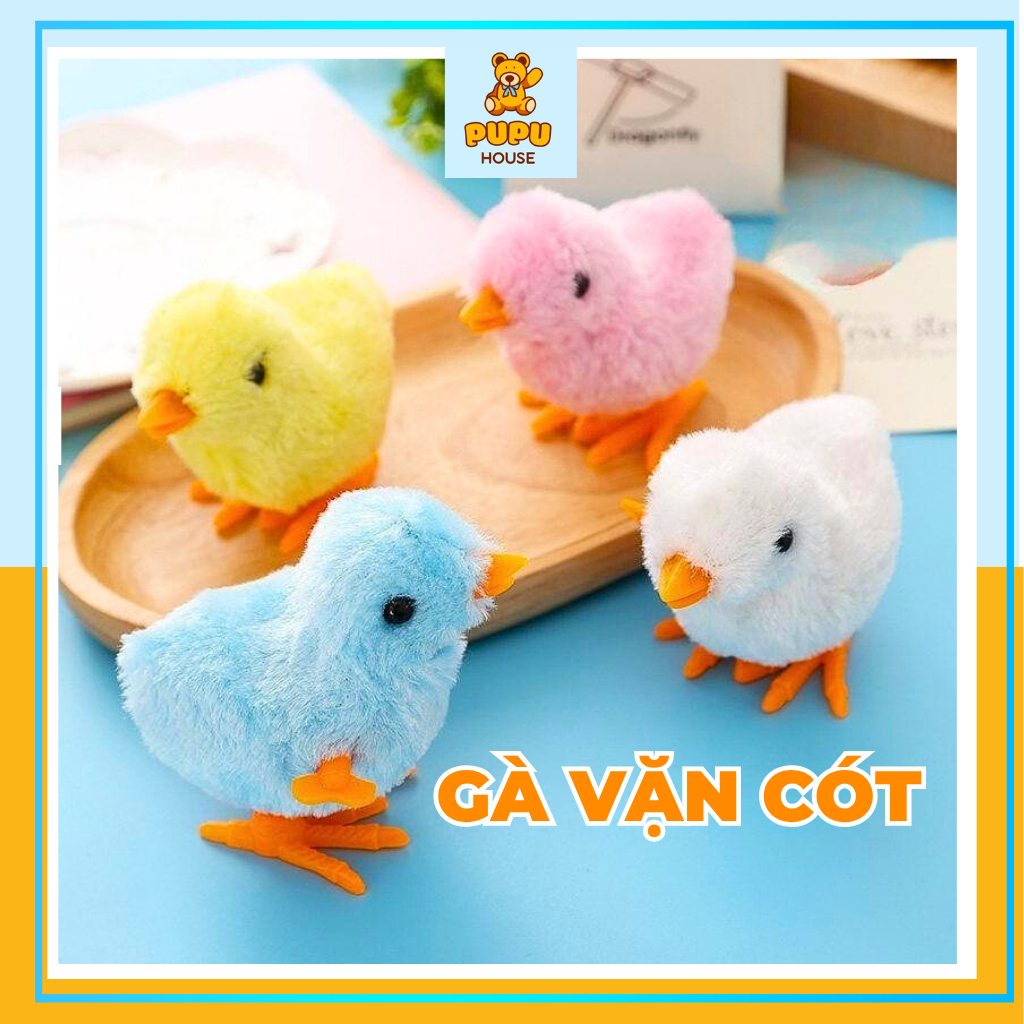 Gà Nhỏ Có Thể Nhảy Gà Con Biết Nhảy Đồ Chơi Vặn Cót Mini Nhảy Lon Ton Không Cần Sạc Quà Tặng Ngày Trẻ Em-PUPU HOUSE