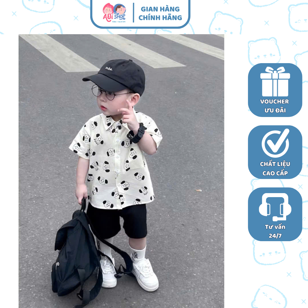 [À ƠI SHOP] A48- bộ sơ mi chó puppy full áo- a108.291
