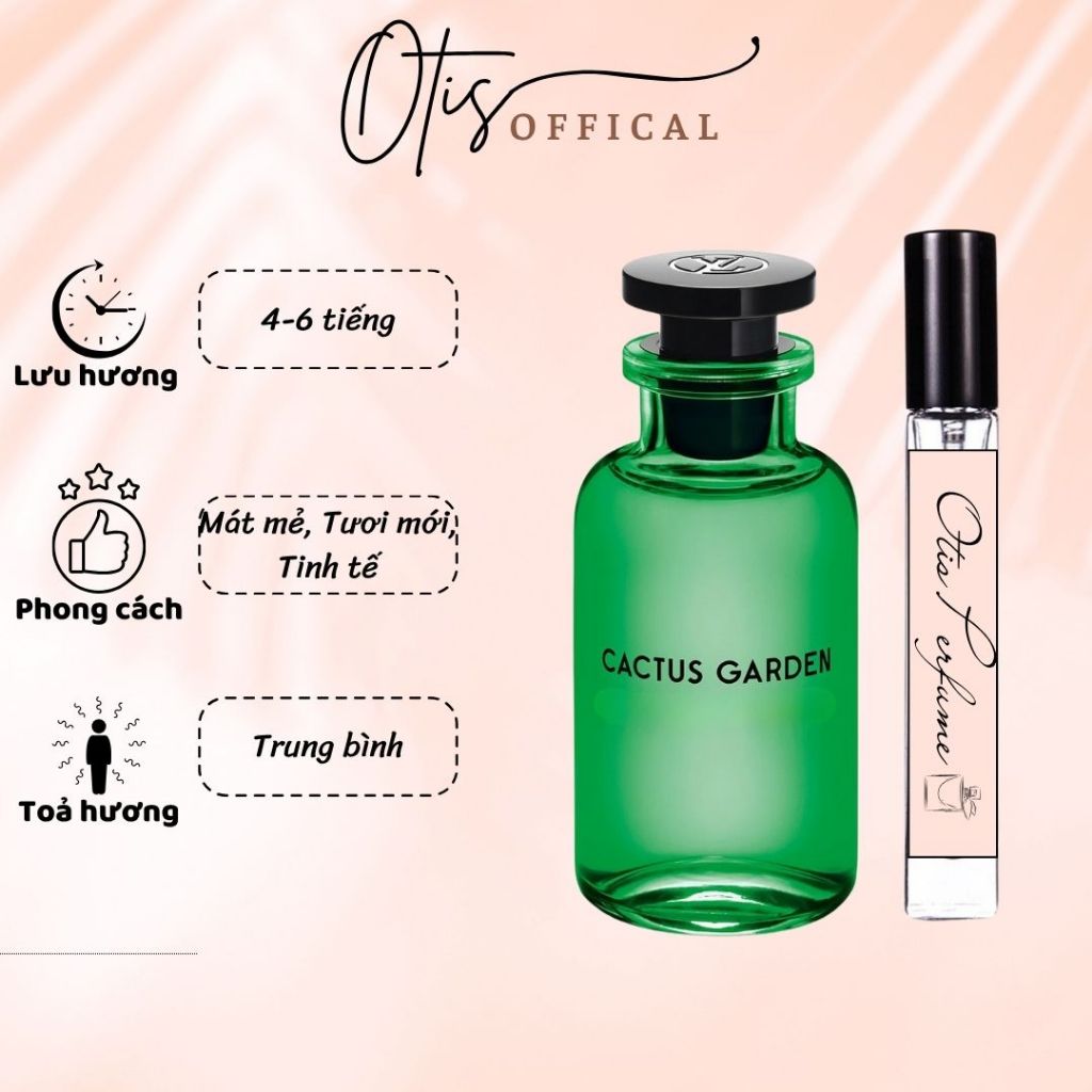 Nước Hoa Chiết 10ml Unisex C@ctus G@rden EDP Hương Thơm Mát mẻ, Tươi mới, Tinh tế