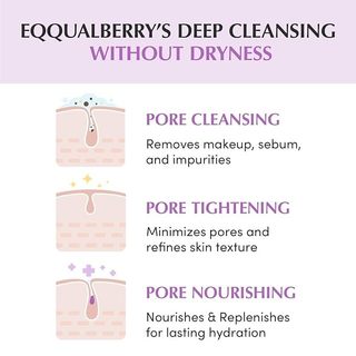 Dầu tẩy trang/Sữa rửa mặt/Serum EQQUALBERRY Purple Rice