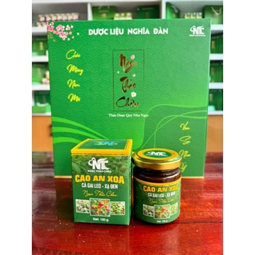Trà Cao An Xoa Cà Gai Leo Xạ Đen Ngọc Thảo Châu Giúp Thanh Nhiệt, Giải Độc, Hạ Men Gan (100gr)