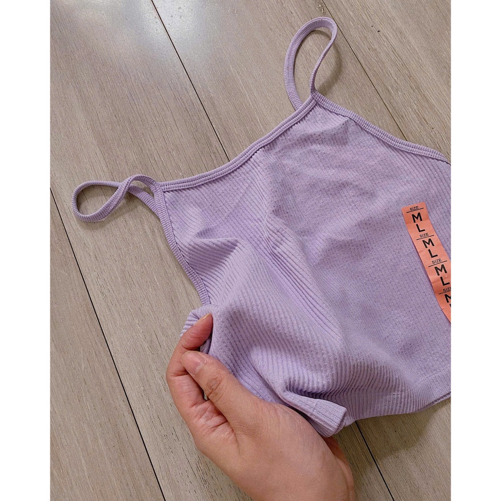 PULL&BEAR AT CROP 2 DÂY TÍM (220621084)