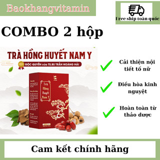 COMBO 2h Trà thảo mộc Hồng huyết Nam Y dạng túi lọc