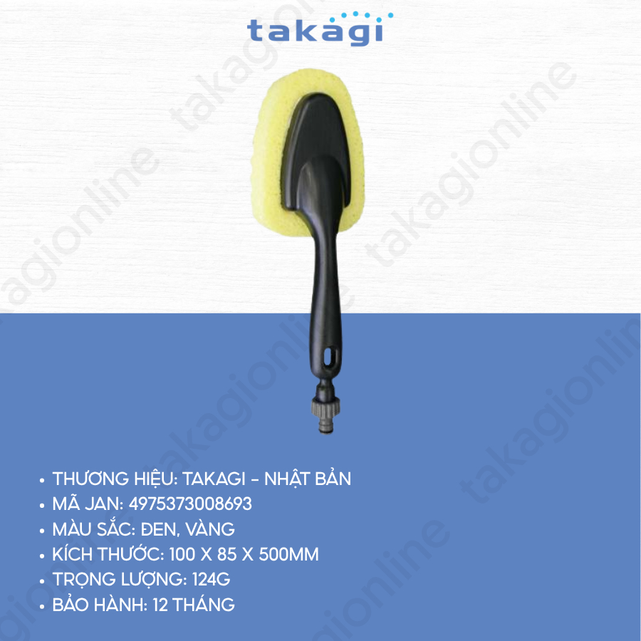 Bàn Chải Bọt Biển Rửa Xe Takagi G273-01 Chất Liệu Mềm Mại Không TRầy Xước Xe Tạo Nhiều Bọt | BigBuy360 - bigbuy360.vn