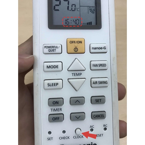 Điều Khiển Remote Điều Hòa Máy lạnh Panasonic Inverter 1.5 HP