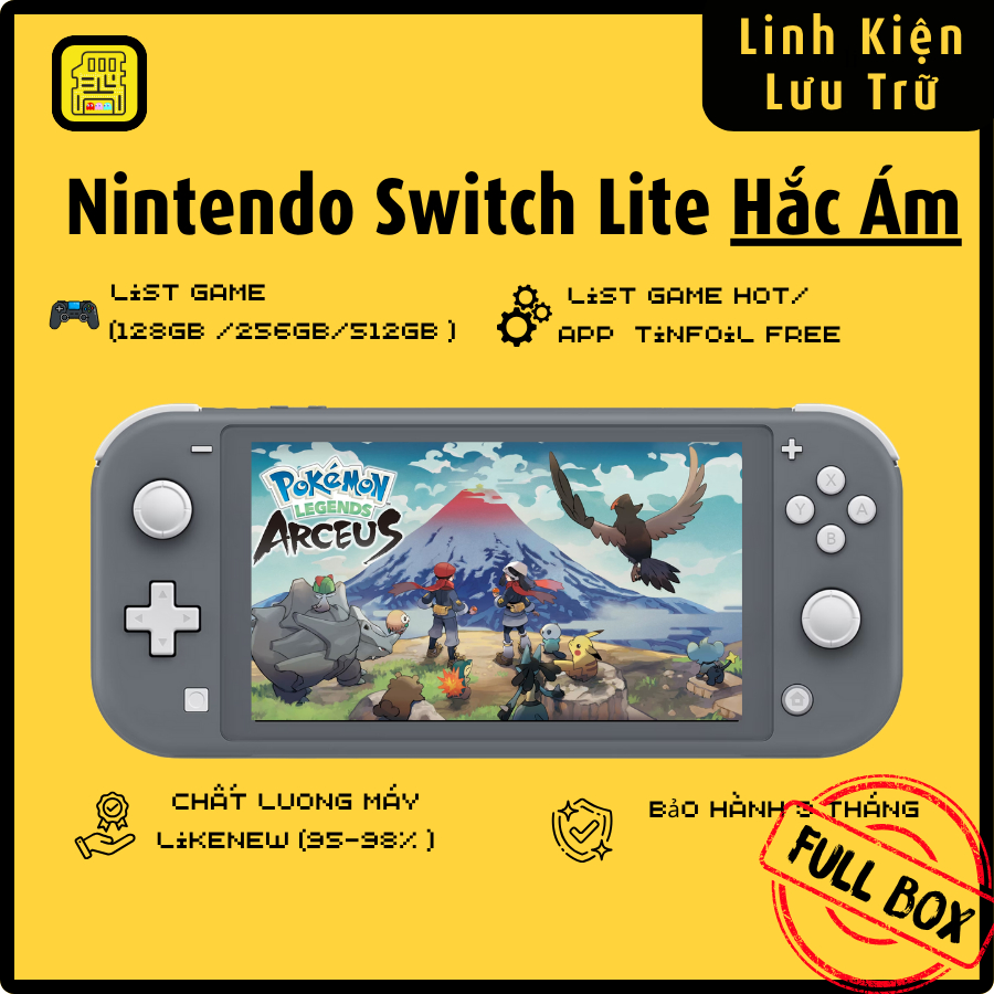 Máy chơi game Nintendo Switch Lite Full Box - Game Switch Free (128Gb ...