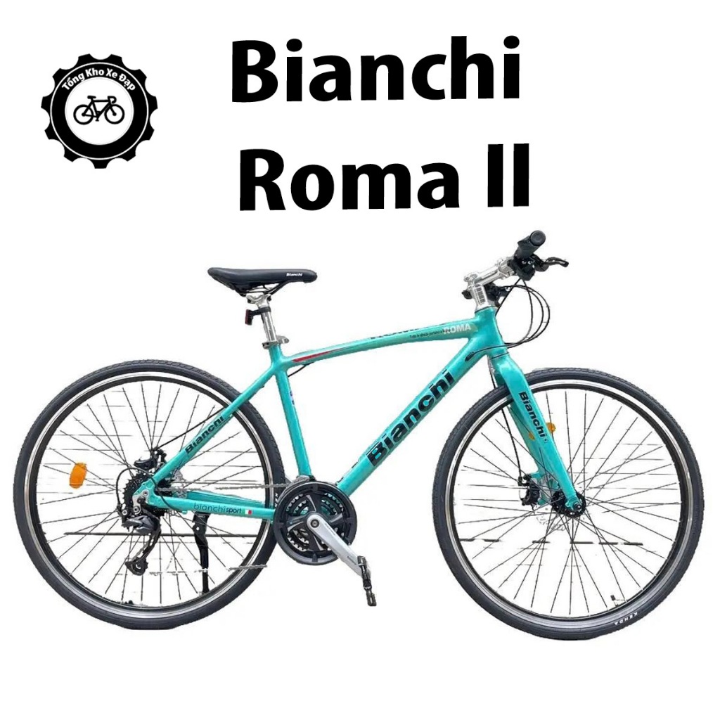 Bianchi Roma 2 | Full Nhôm | Cối Nổ 3x9 Shimano Tặng full phụ kiện 