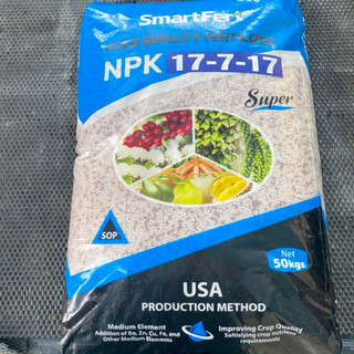 (50kg) Phân bón NPK 17-7-17 CCV giúp Nuôi Trái, Tăng Chất Lượng Nông Sản, Tăng Sản Lượng Nông Sản, Tăng Mũ Cao Su