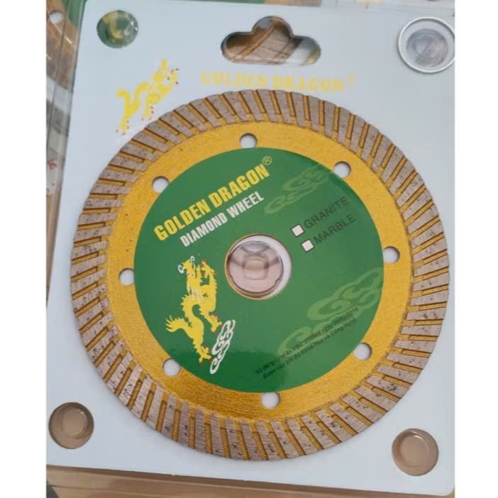 Lưỡi Cắt Gạch Bằng Kim Cương Rồng Vàng 125mm (1 tất 2)
