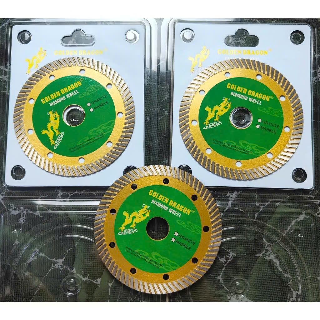 Lưỡi Cắt Gạch Bằng Kim Cương Rồng Vàng 125mm (1 tất 2)