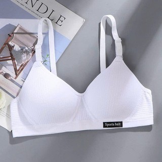 Áo Lót Nữ Cotton Không Gọng, Mềm Mại, Thấm Hút Tốt, Dáng Thể Thao