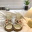 Dép Sandal Quai Chéo Thêu Velcro Đế Dày Hình Gấu Dễ Thương Phong Cách Hàn Quốc