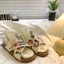 Dép Sandal Quai Chéo Thêu Velcro Đế Dày Hình Gấu Dễ Thương Phong Cách Hàn Quốc