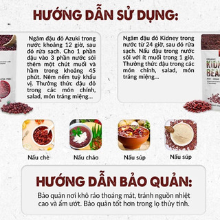 Đậu đỏ hữu cơ C'LaVie Organic Azuki/ Kidney Beans