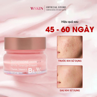 Kem dưỡng trắng Tone-up-mờ nám WSKIN Snowise Brightening Cream