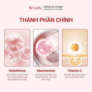 Kem dưỡng trắng Tone-up-mờ nám WSKIN Snowise Brightening Cream