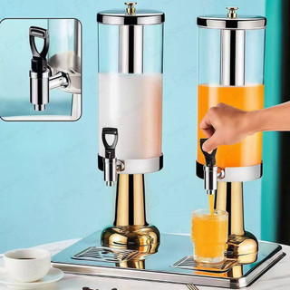 Bình đựng nước Inox Cao Cấp 3L 8L ép kèm đế chống tràn tiện Dụng có cột đá riêng thích hợp Tiệc Tùng Tiệc Buffet