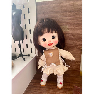 Váy sơmi kèm gile hình ngẫu nhiên size dian mập,cừu bé,nai bao,6nhỏ(size khác ib shop)