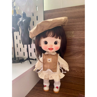 Váy sơmi kèm gile hình ngẫu nhiên size dian mập,cừu bé,nai bao,6nhỏ(size khác ib shop)