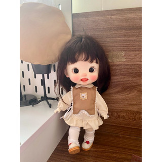 Váy sơmi kèm gile hình ngẫu nhiên size dian mập,cừu bé,nai bao,6nhỏ(size khác ib shop)