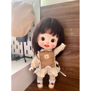Váy sơmi kèm gile hình ngẫu nhiên size dian mập,cừu bé,nai bao,6nhỏ(size khác ib shop)