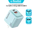 Củ Sạc Nhanh 20W-30W Basefast GaN3 2 Cổng Type-C Và USB Cho 8-17Prm & Adroid