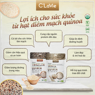 Hạt diêm mạch Quinoa hữu cơ C'lavie/ Sottolestelle