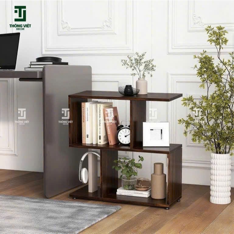 [TV-D001]Kệ Gỗ Decor Đa Năng, Tap Đầu Giường Sofa Bền Đẹp Trưng Bày Sách Lọ Hoa Trang Trí Phòng Ngủ
