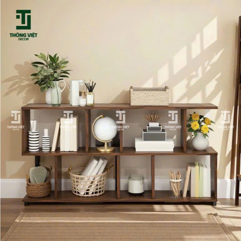 [TV-D001]Kệ Gỗ Decor Đa Năng, Tap Đầu Giường Sofa Bền Đẹp Trưng Bày Sách Lọ Hoa Trang Trí Phòng Ngủ