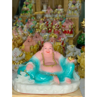 (Mới)Tượng Phật Di Lặc Cao Cấp màu sắc đẹp Kích thước ngang 28, cao 18cm
