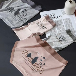 Combo 10 Quần Lót Nữ Cotton Hình Gấu Trúc Dễ Thương, Cạp Chun Mềm, Co Giãn 4 Chiều Thoáng Khí